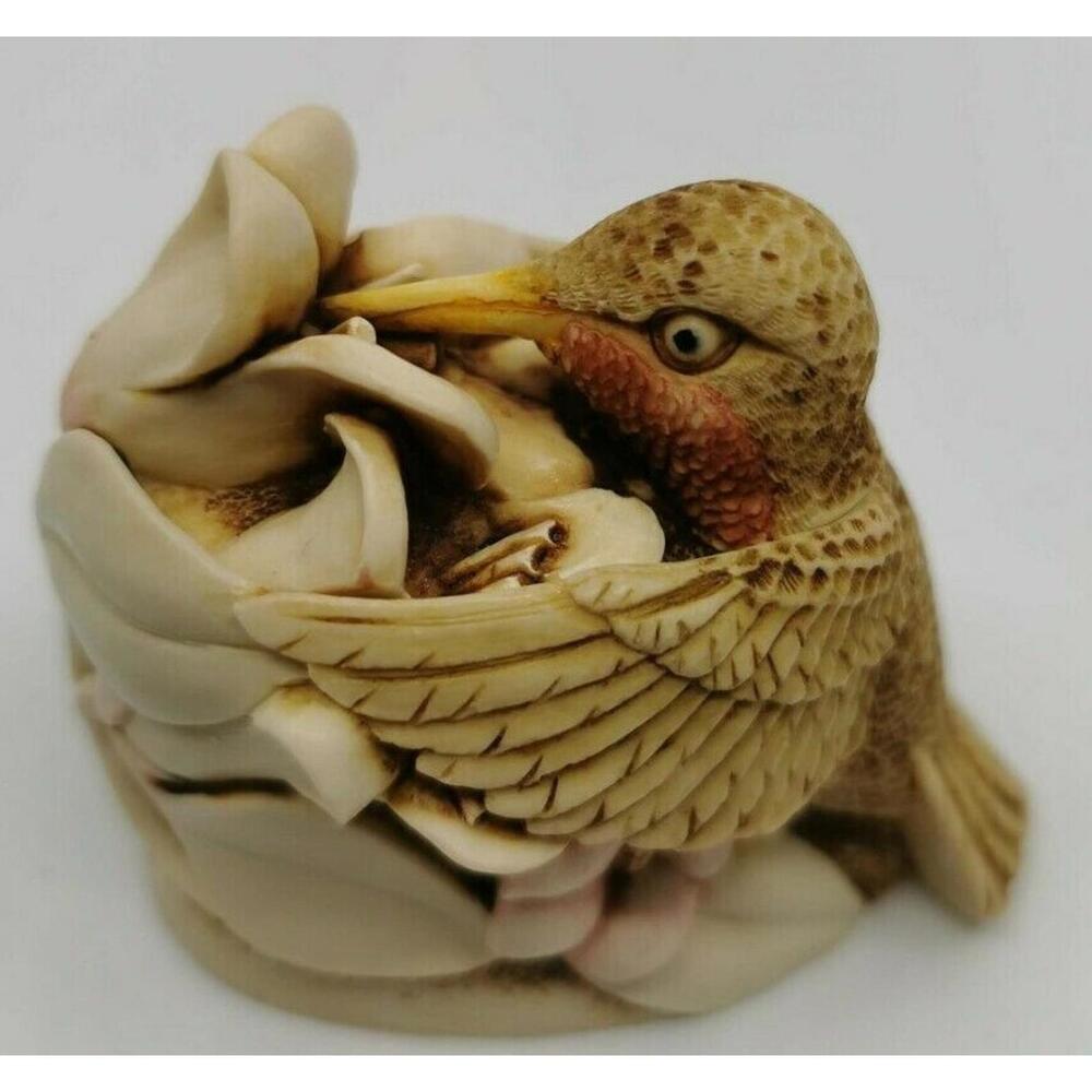 VTG HARMONY KINGDOM TREASURE JEST - SWEET SERENADE HUMMINGBIRD RETIRED TJHU MINT